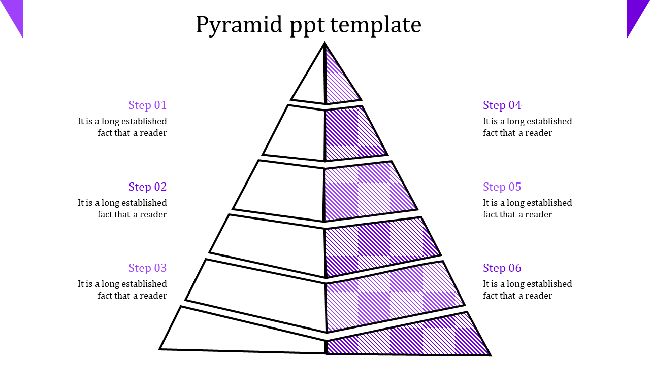 pyramid ppt template-pyramid ppt template-6-purple